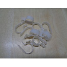 P CLIPS 5.0mm WHITE NYLON GTSEPC31N CARAVAN MOTORHOME 10 SC83A